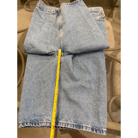 Levis Mens 469 Loose Fit Denim Jean Shorts W42 Light Wash Casual Summer Wear - Picture 5 of 5